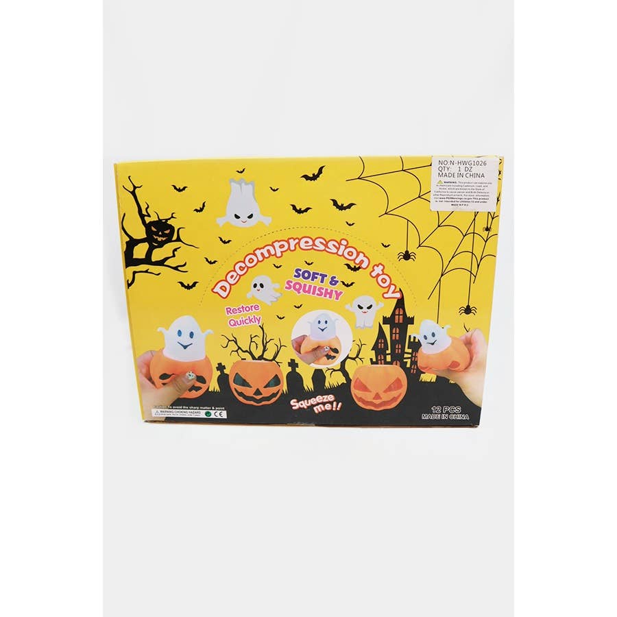 Halloween Squeeze Pumpkin Ghost Toys