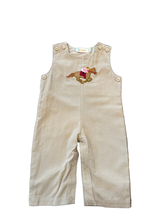 Race Horse w/ Jockey Corduroy Jon Jon