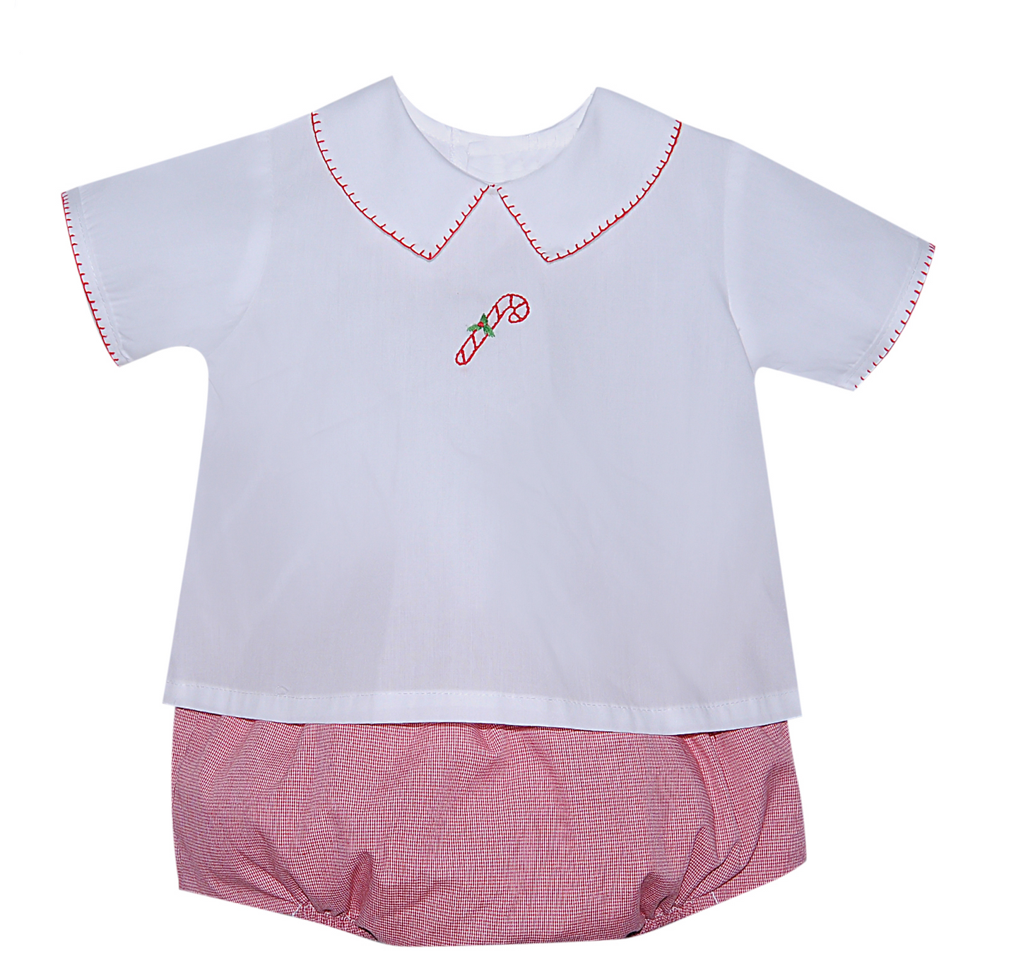 Bailey Boy Diaper Set - Candy Cane