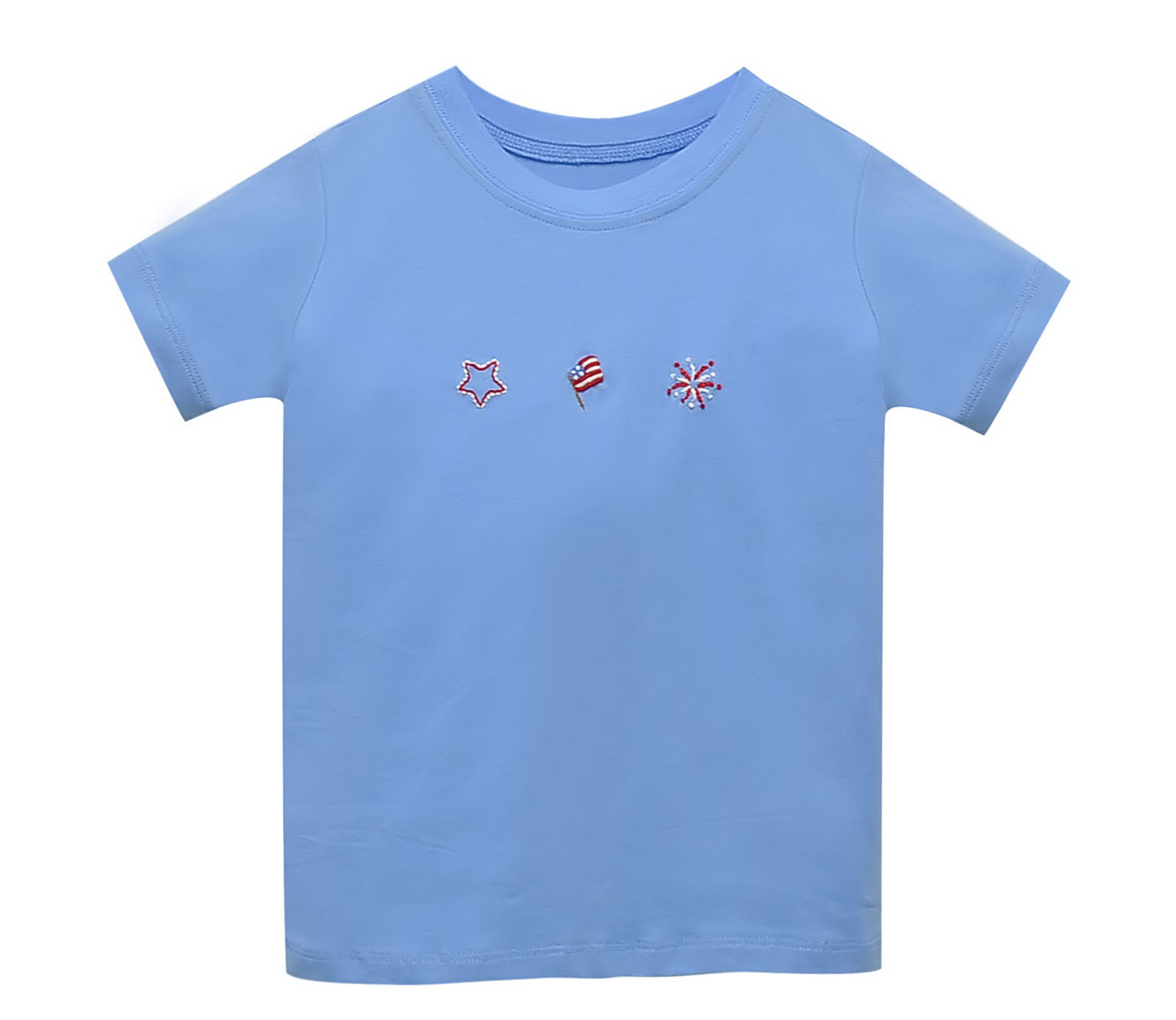 Blue Houston Shirt - The Red, White & Blue