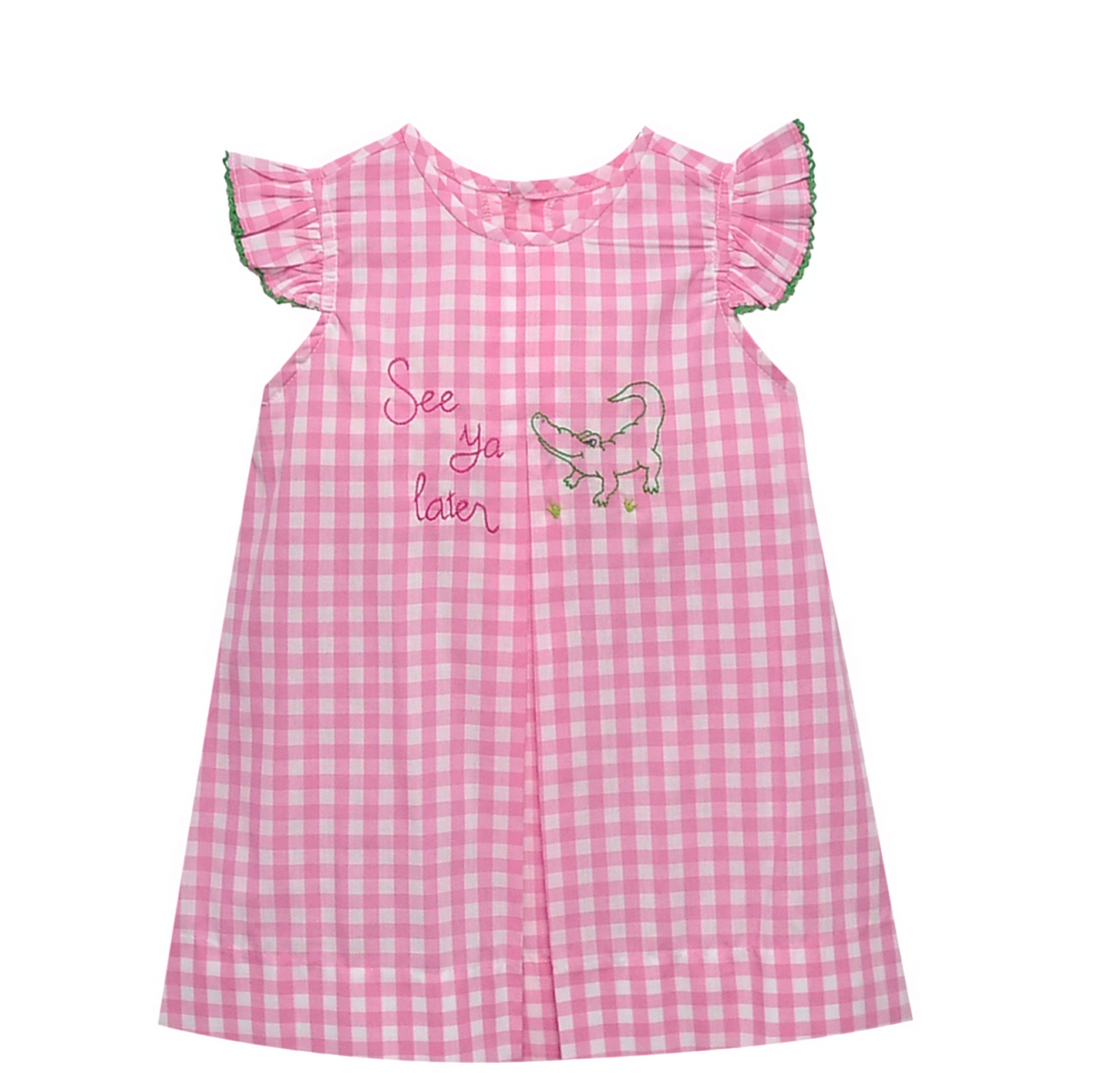 Pink Charlotte Dress - See Ya Later Alligator