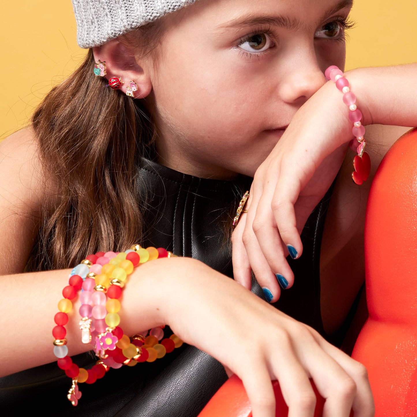 CLIP ON Cutie Earrings | Little Ladybug