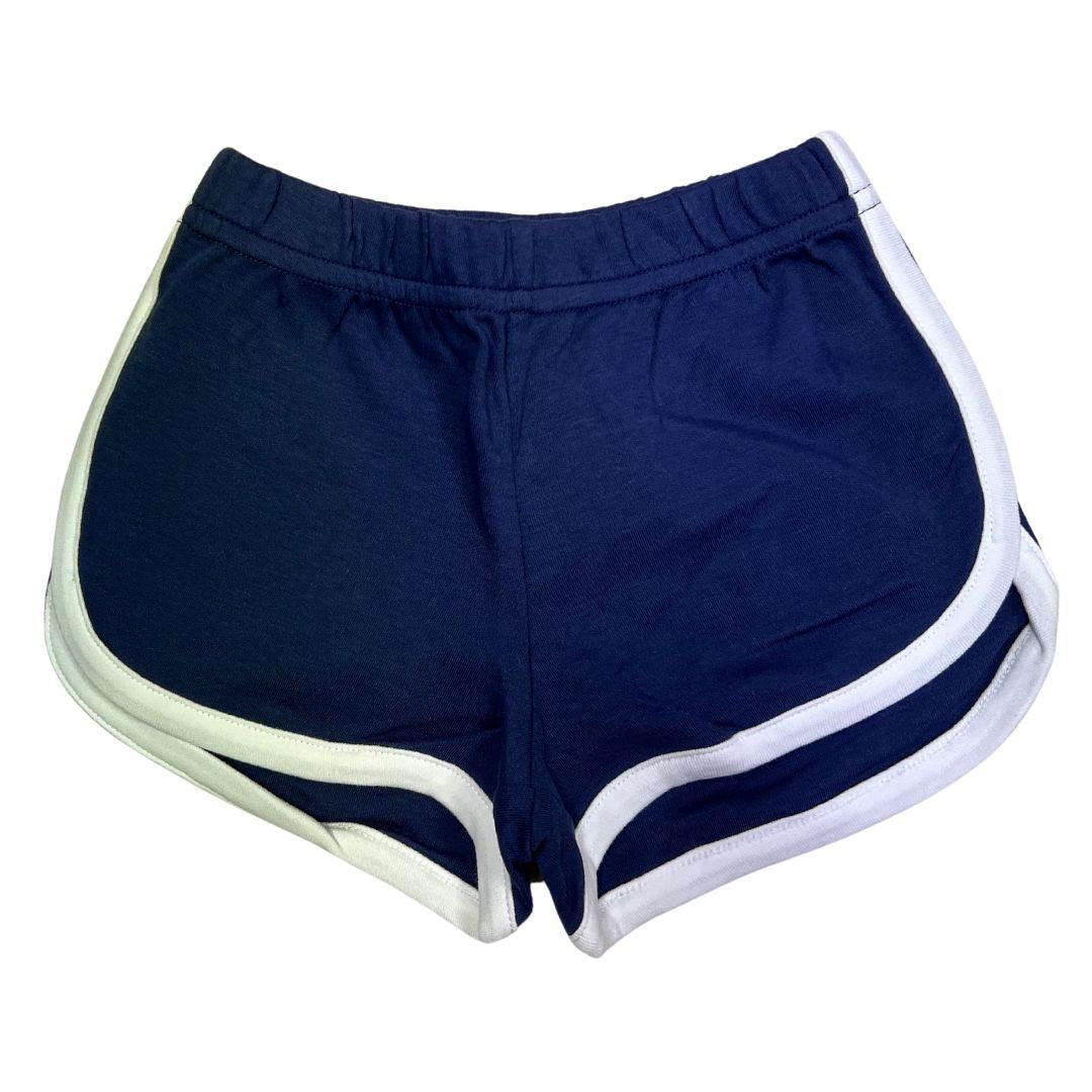 Athletic Shorts- Navy/White Trim