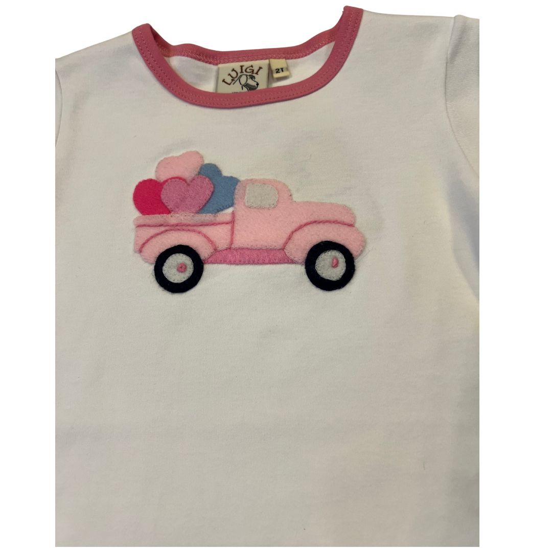 Hearts Pickup Truck T-Shirt