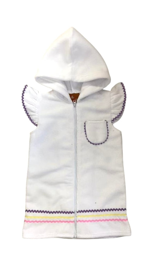 Girls Ric Rac Terry Cover up