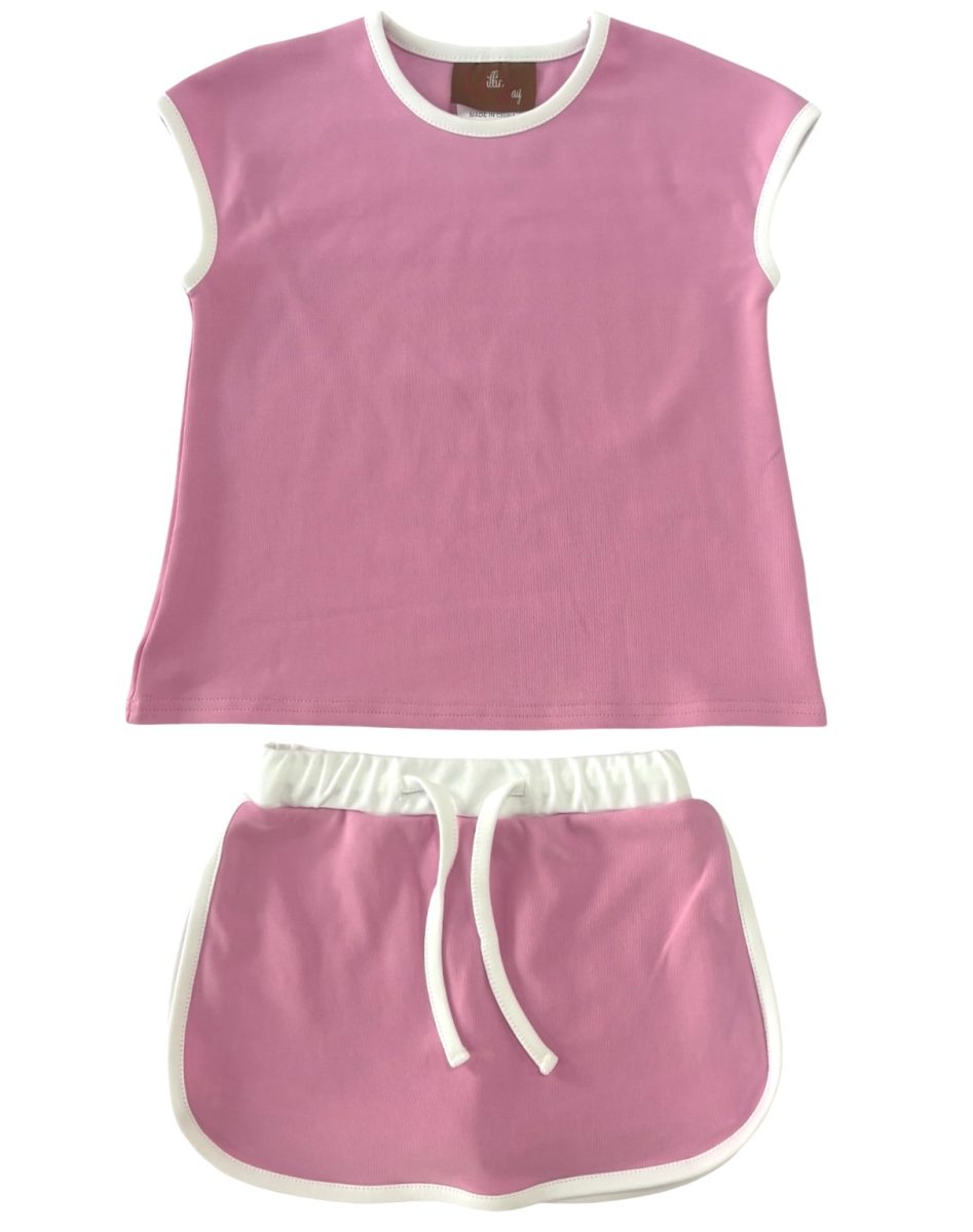 Aria Skort Set- Pink