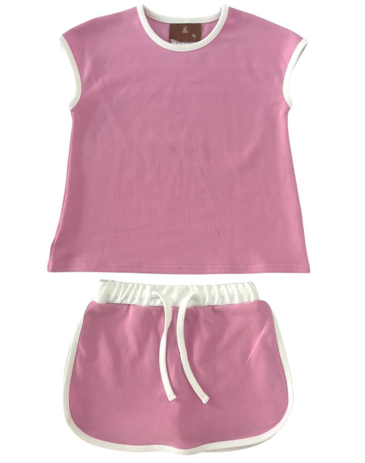 Aria Skort Set- Pink