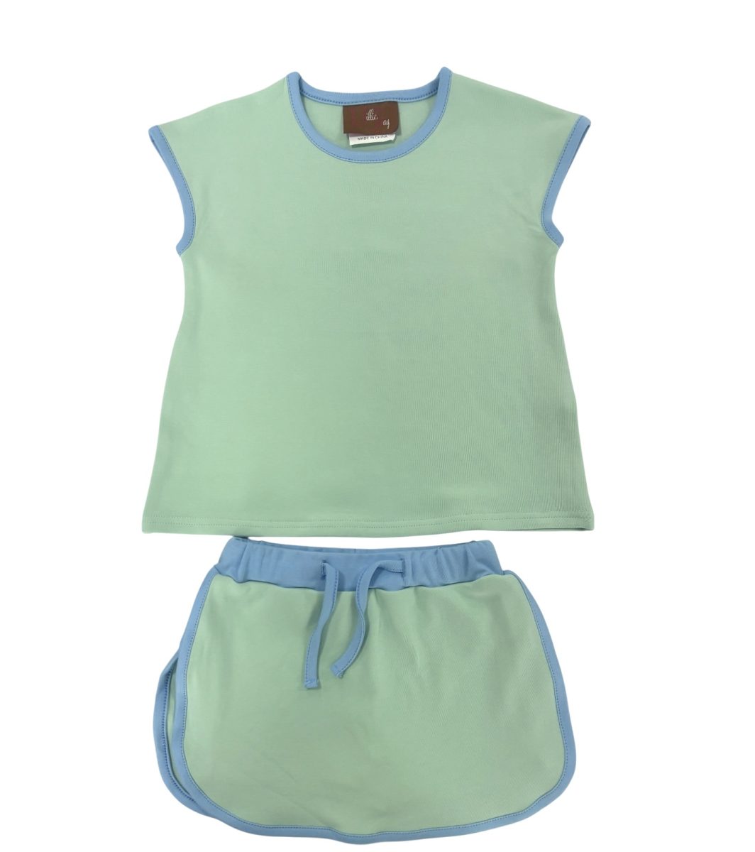 Aria Skort Set- Mint