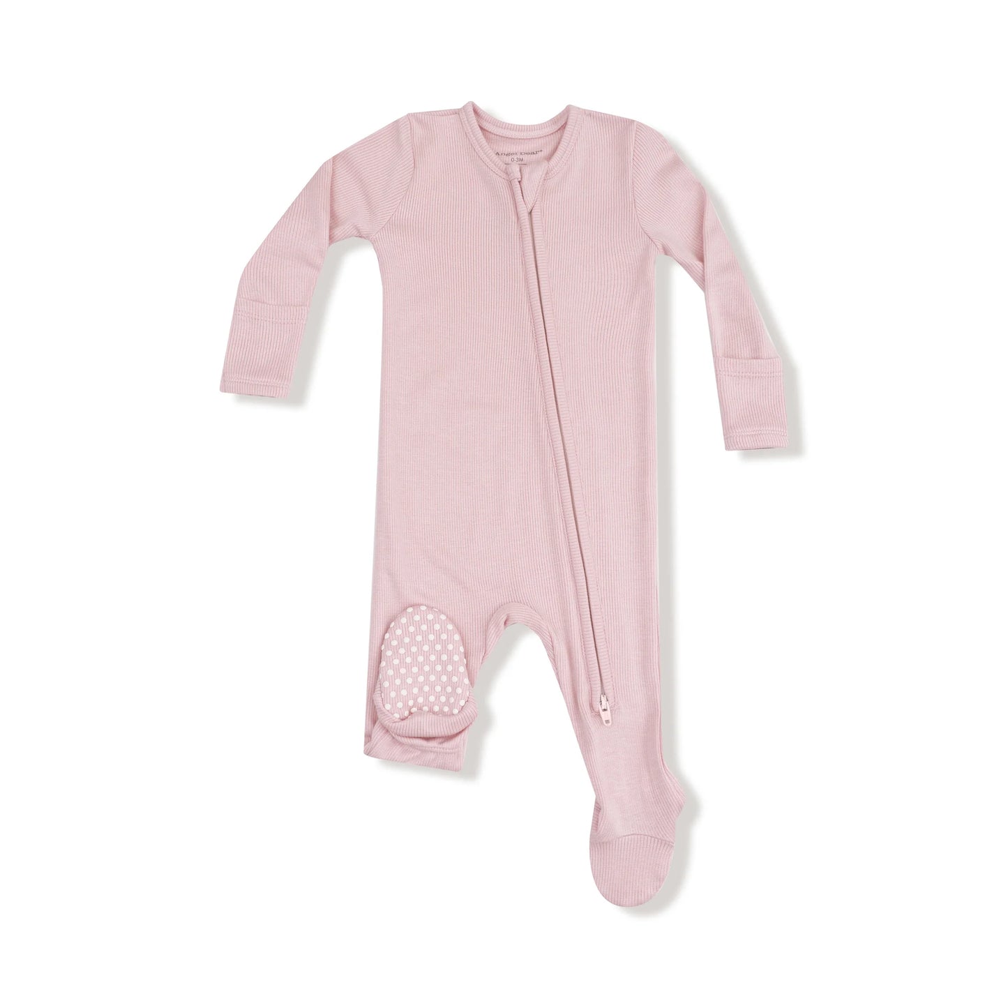 Mauve Pink - 2 Way Zipper Footie