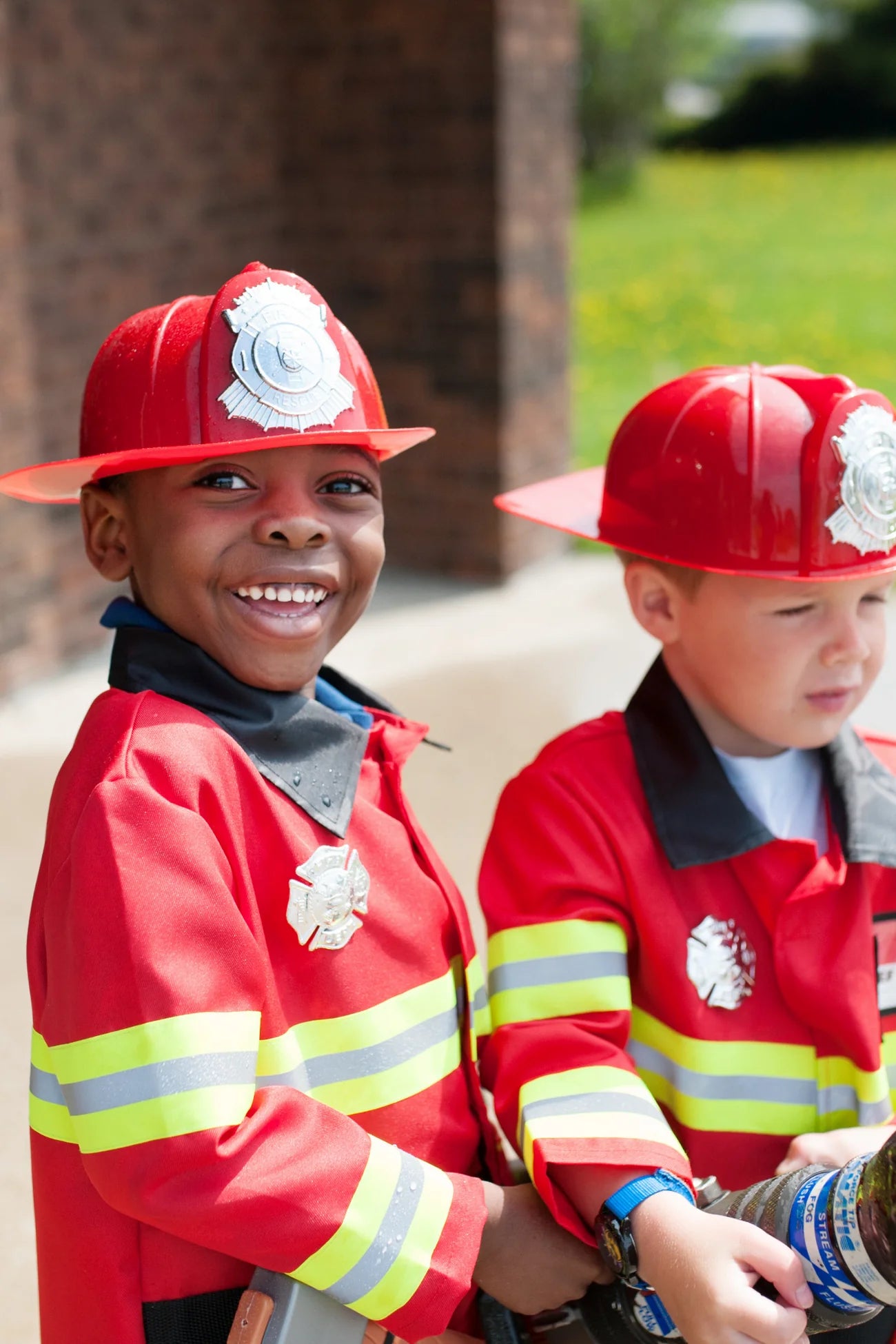 Firefighter with Accessories