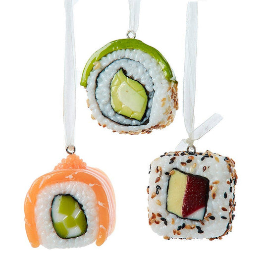 Sushi Ornaments, 3 Assorted