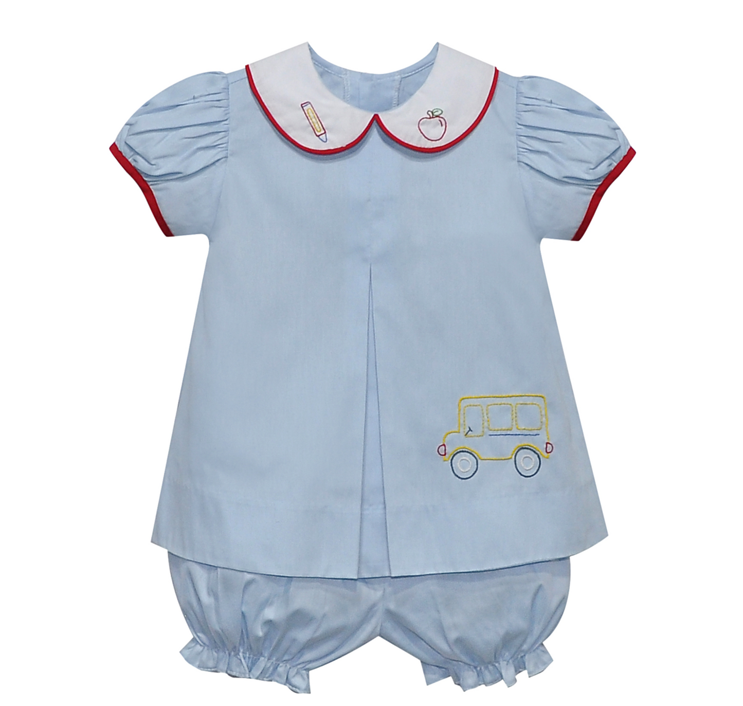 Blue Sydney Bloomer Set - School Bus