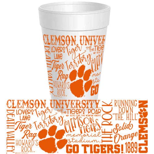 Clemson - Traditions Font Wrap - 10 pack