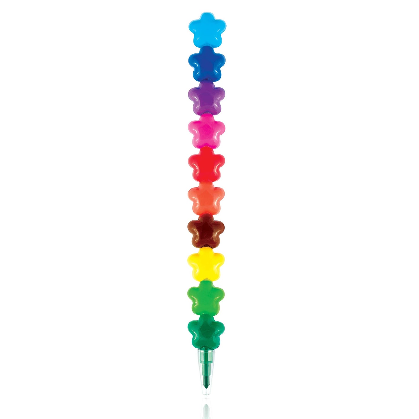 Rainbow Stackers | Heart and Star Shaped Stackable Crayons