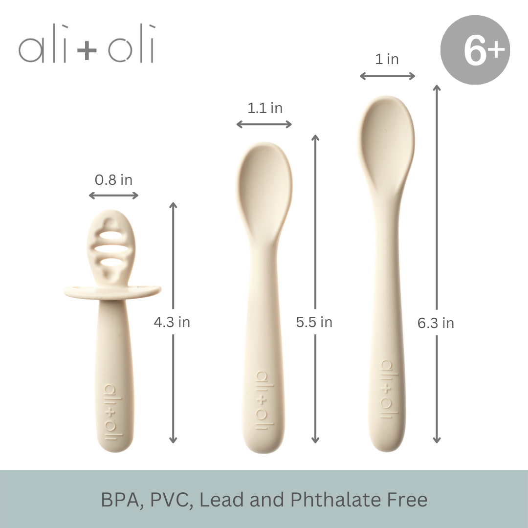 (3-pc) Multi Stage Spoon Set for Baby 6m+