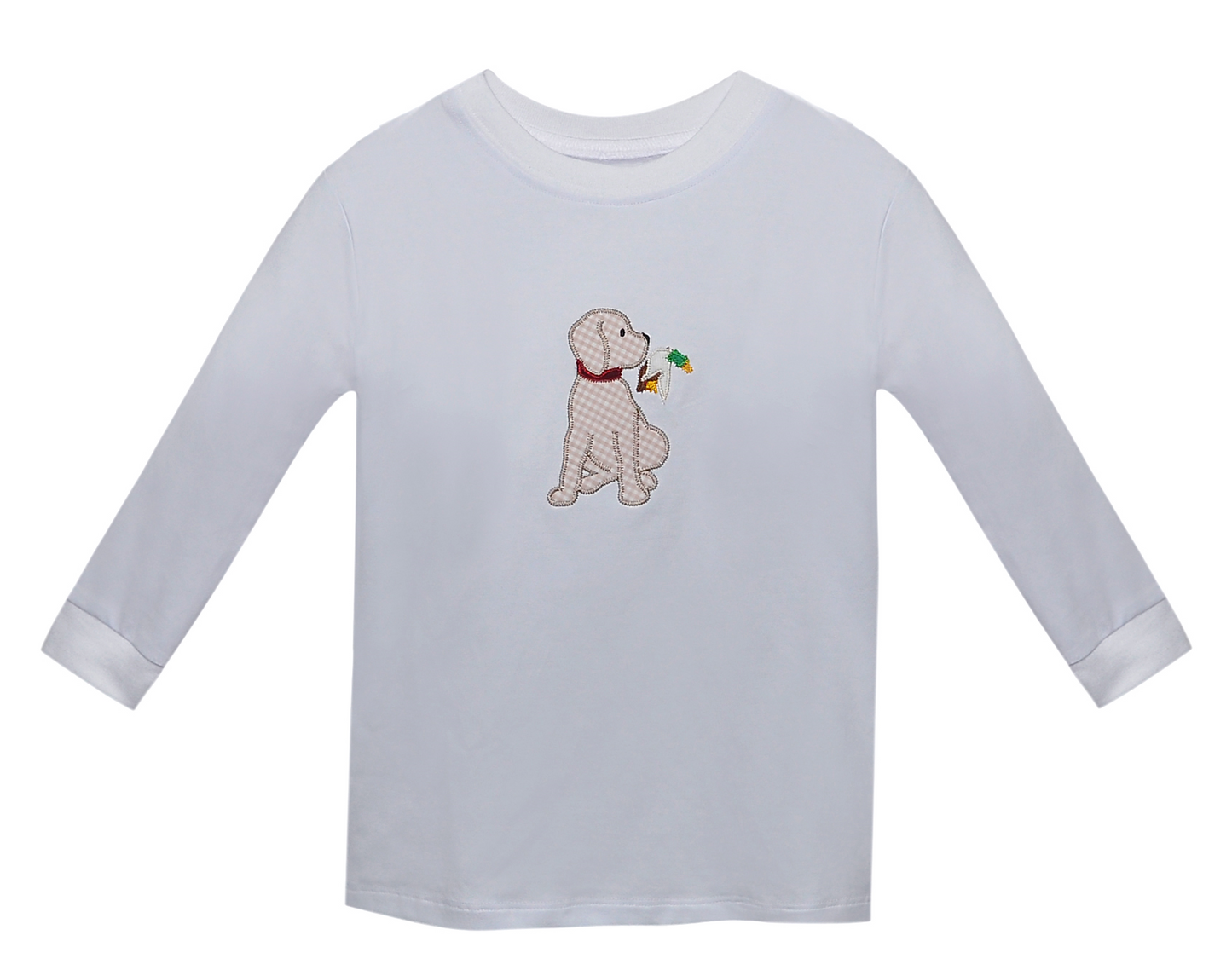White Houston Shirt - Hunting Dog