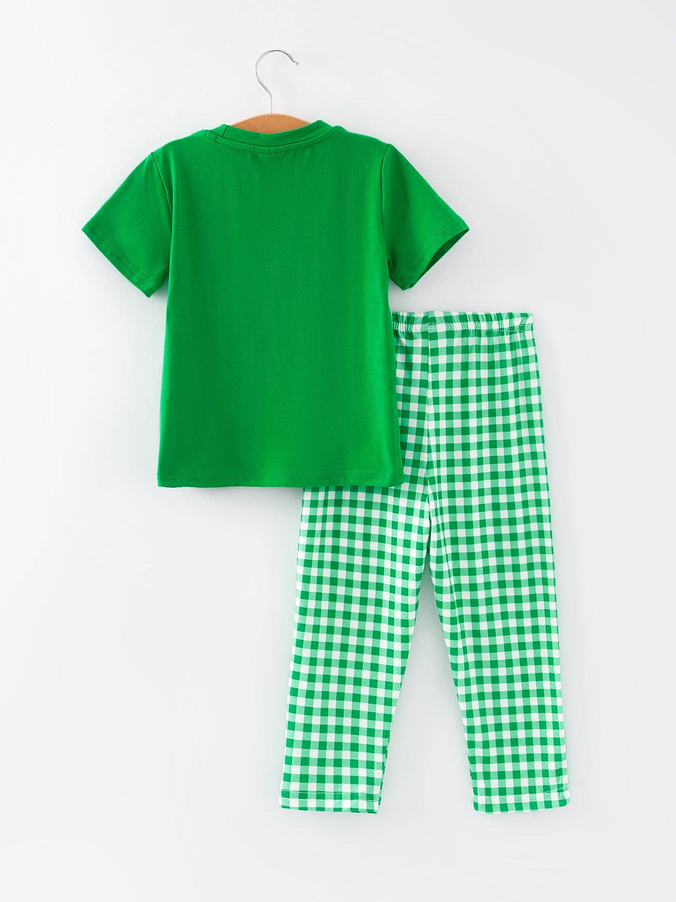 St. Patrick's Day Plaid Set