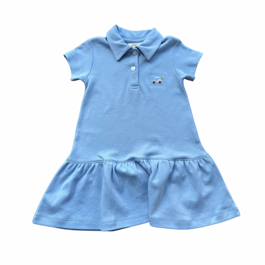 Blue Polo Dress - Golf Cart