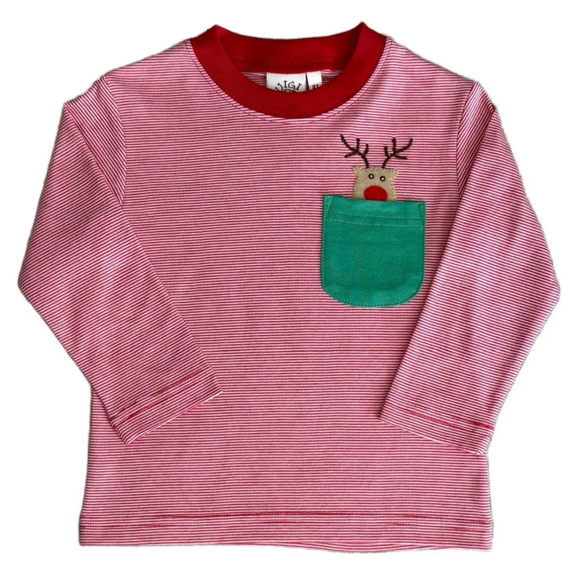 Stripe Rudolph LS Tee