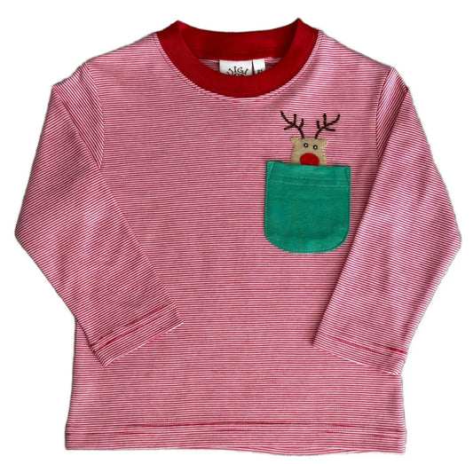 Stripe Rudolph LS Tee
