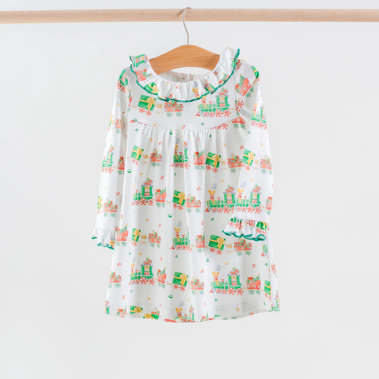 Santa's Sweet Express Organic Cotton Dress