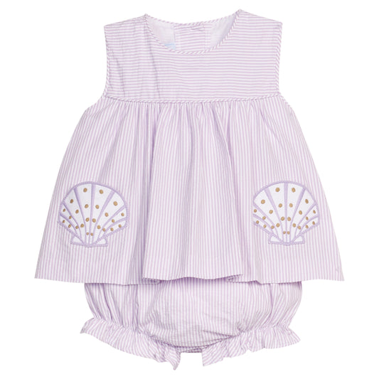 Applique Pocket Diaper Set - Sea Shells