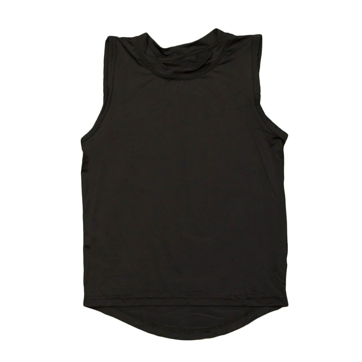 Black High Low Athletic Tank