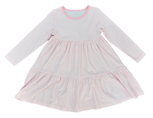 *PRE-ORDER* Brynn Knit Dress - Pink Stripe