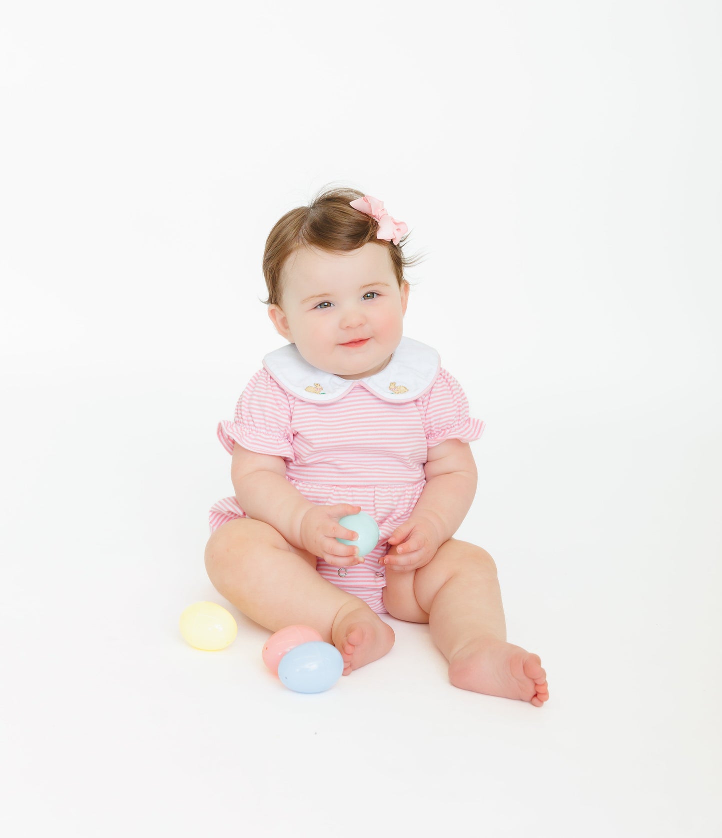 Pink Stripe Bunny Bubble