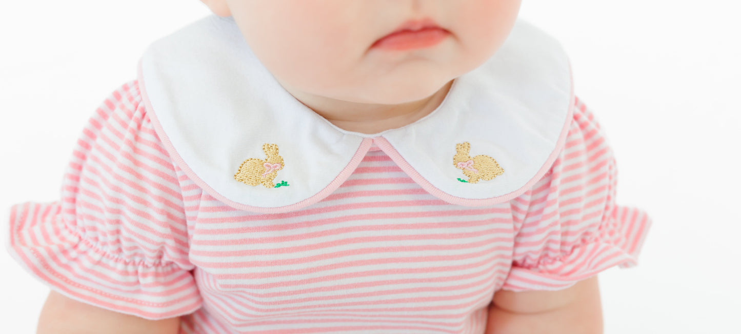 Pink Stripe Bunny Bubble