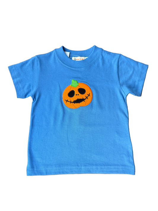 Jack O Lantern Blue SS Tee