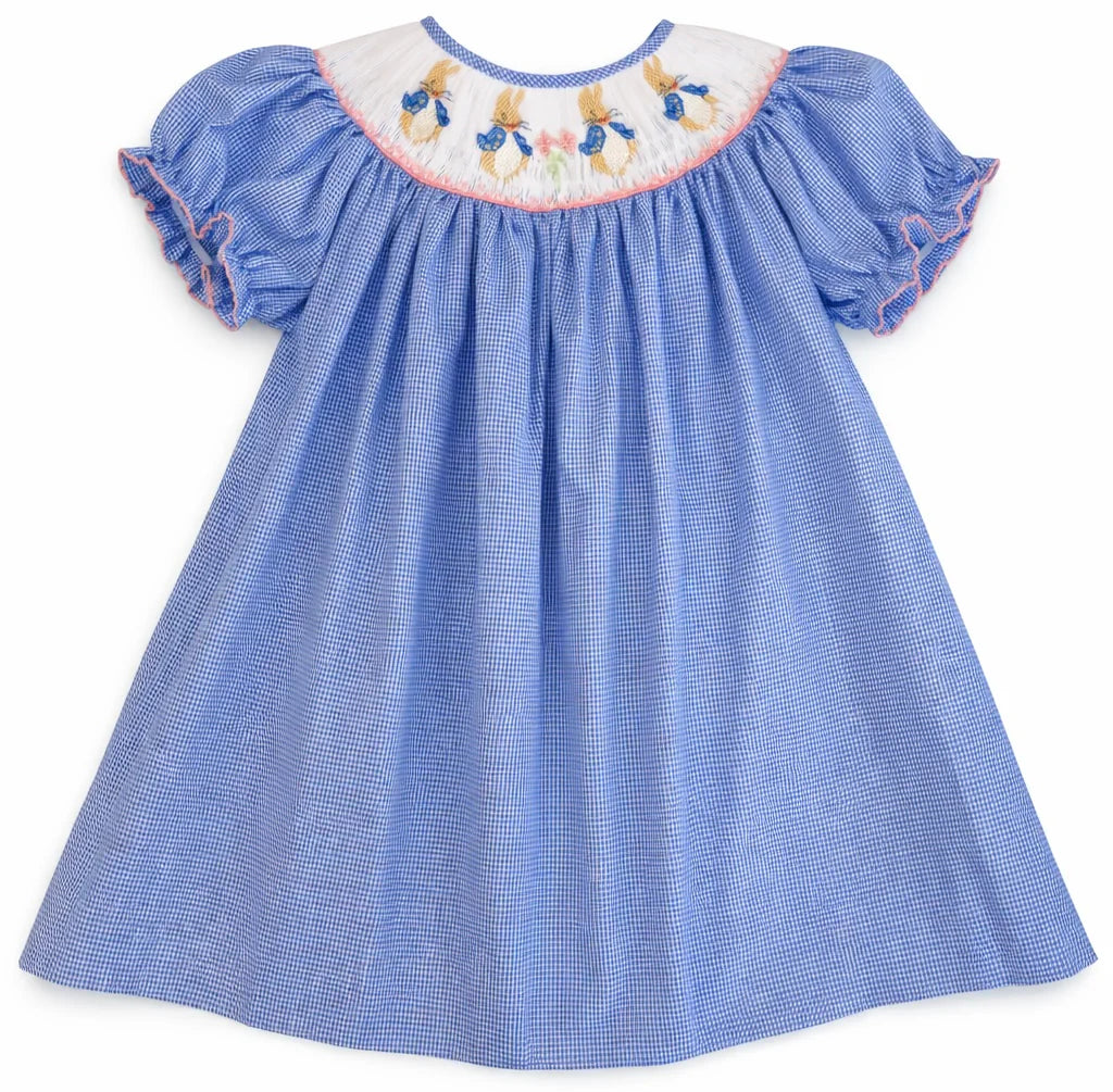 Emma Smocked Dress - Peter Rabbit