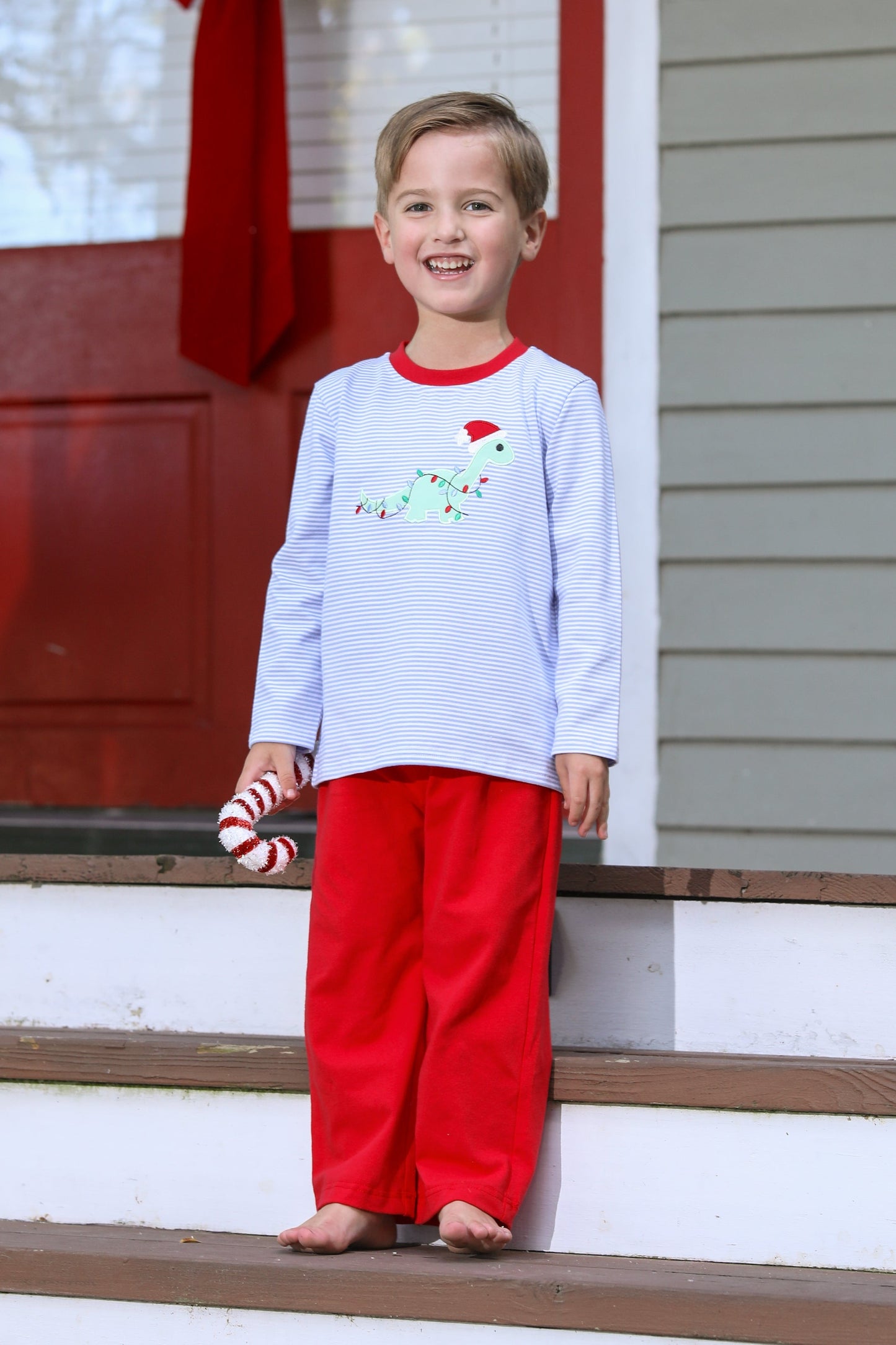 Christmas Dino Pants Set