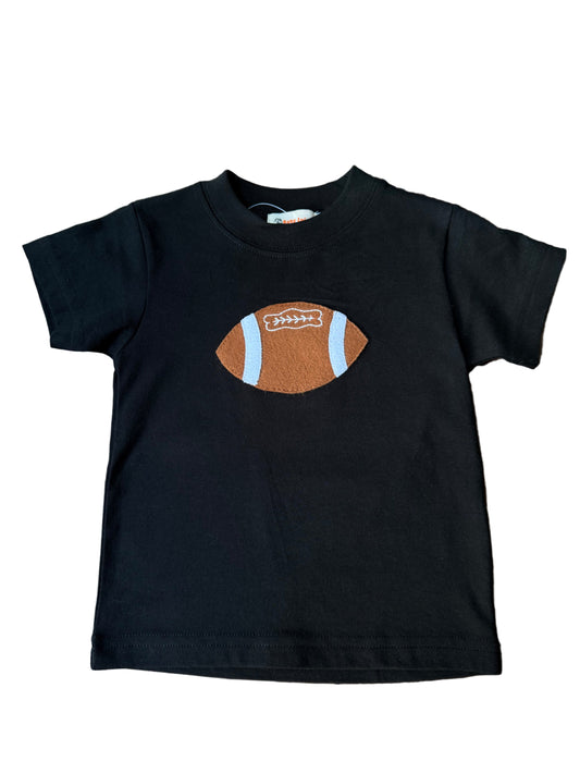 Black Football SS Tee