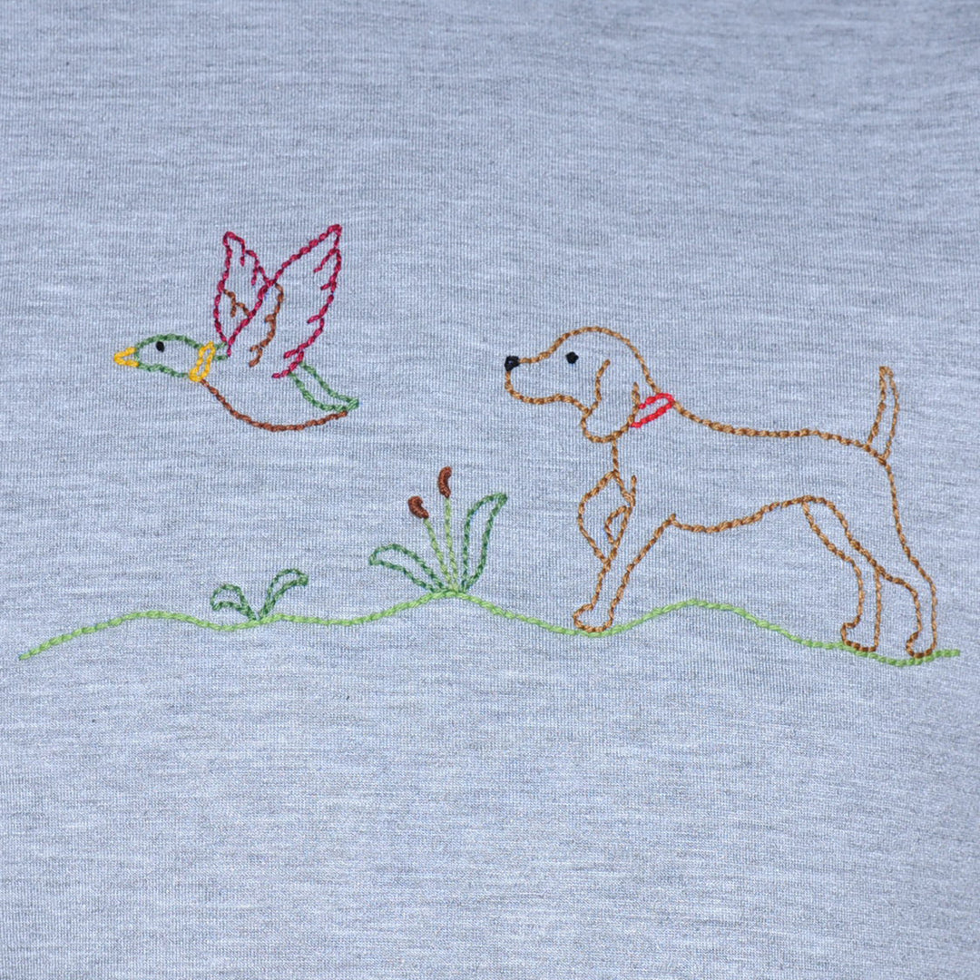 Houston Shirt - Dog Chasing Mallard Duck