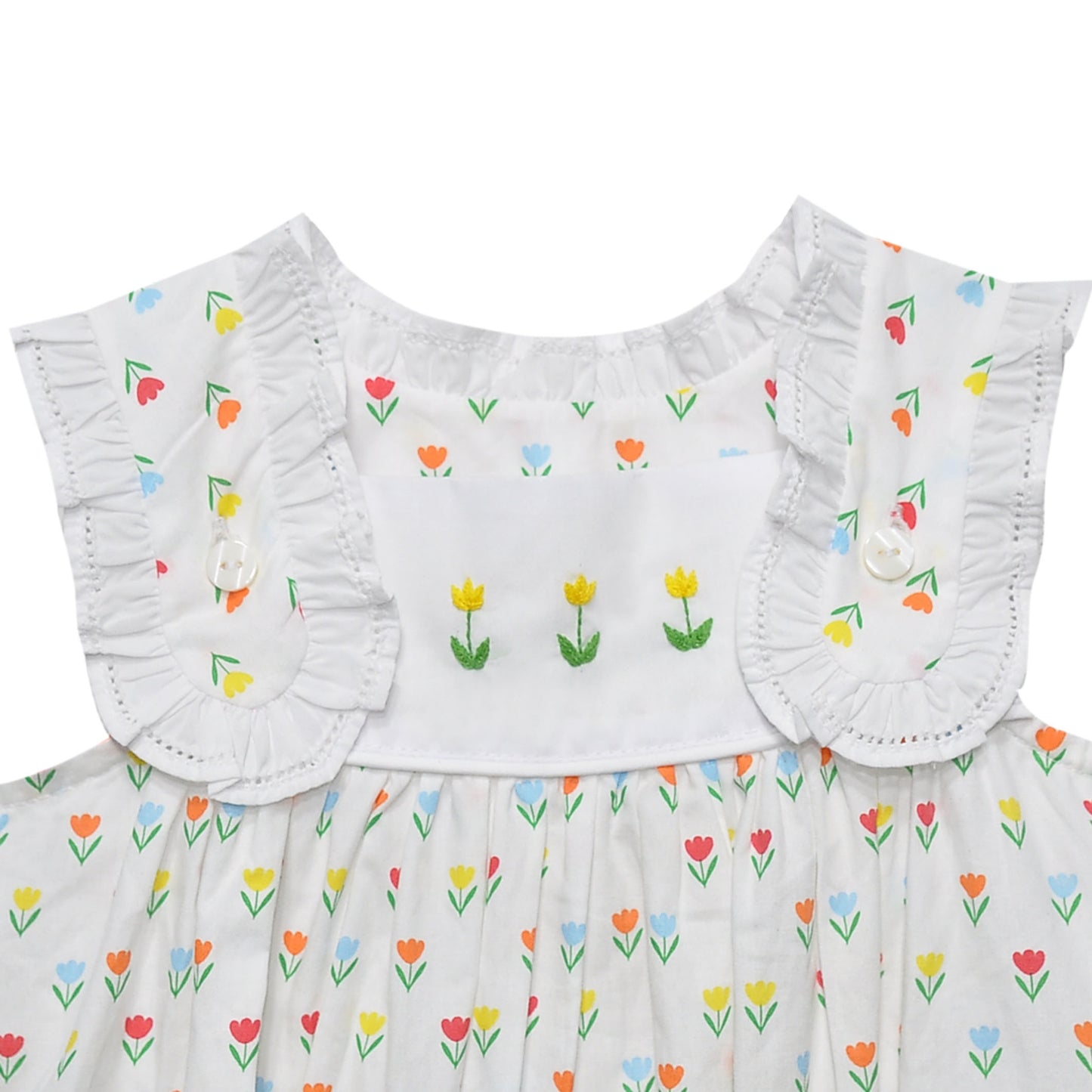 Yellow Floral Bubble - Tiny Tulips