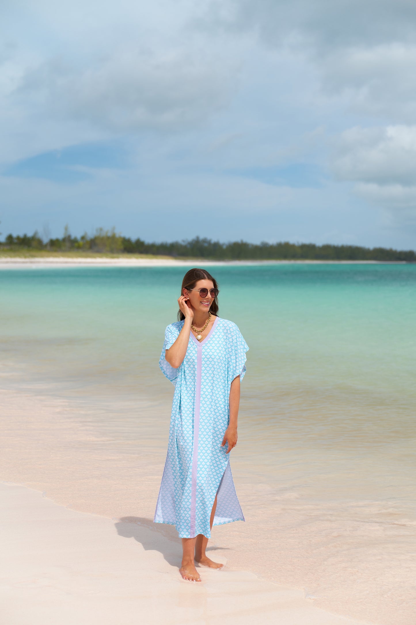 Wholelotta Colada Coverup -Dunmore Doo-Dad/Lauderdale Lavender