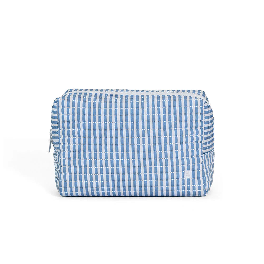 Quilted Everyday Bag - Pimplico Stripe Chambray