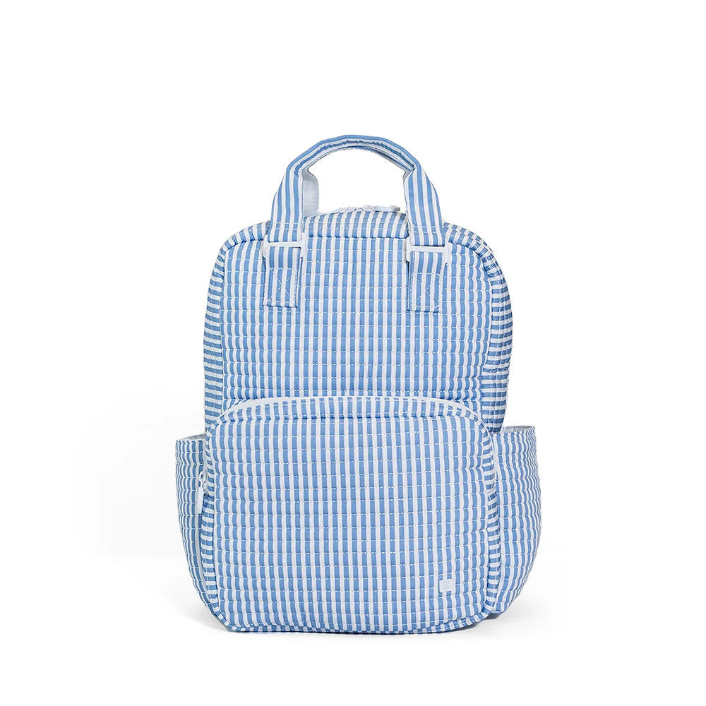 Quilted All You Need Bag - Pimplico Stripe Chambray