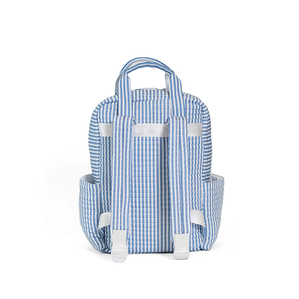 Quilted All You Need Bag - Pimplico Stripe Chambray