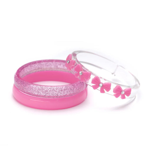 Bows Pink Bangles