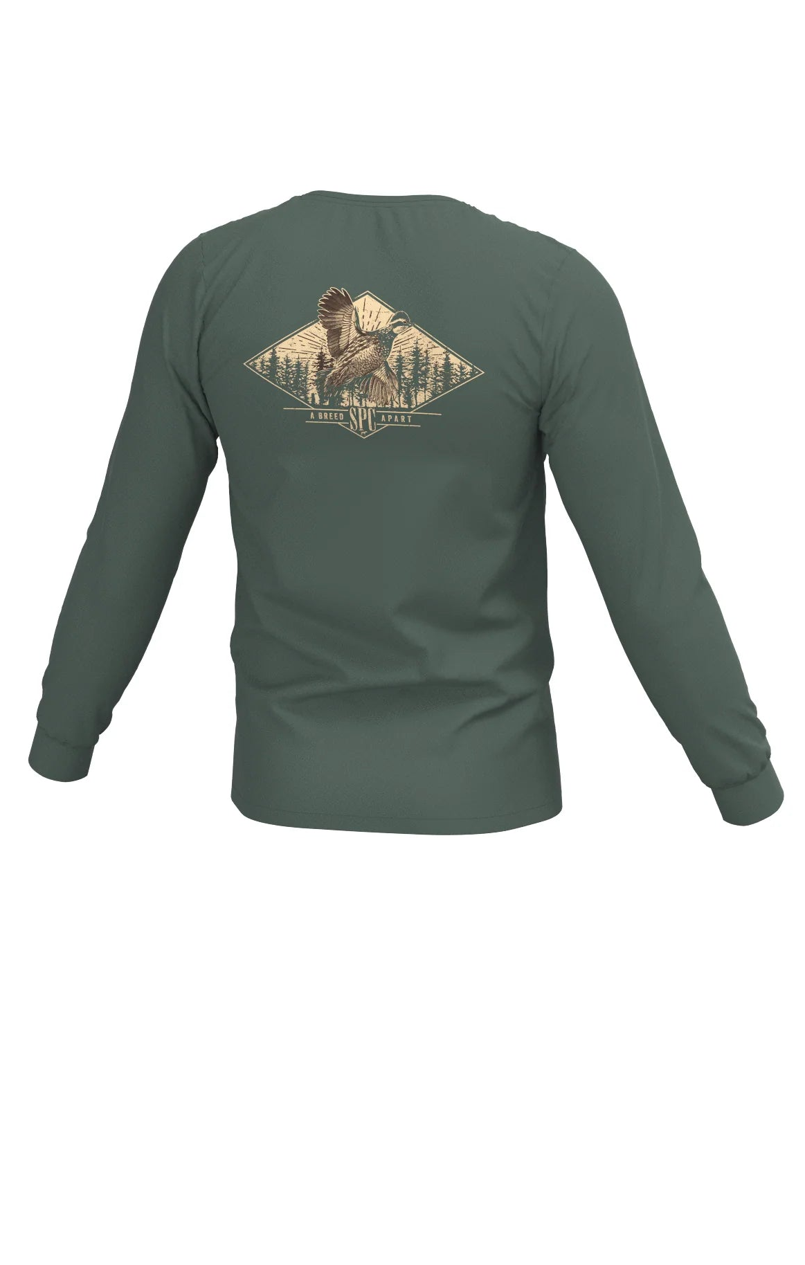 Diamond Quail Long Sleeve Pocket Tee