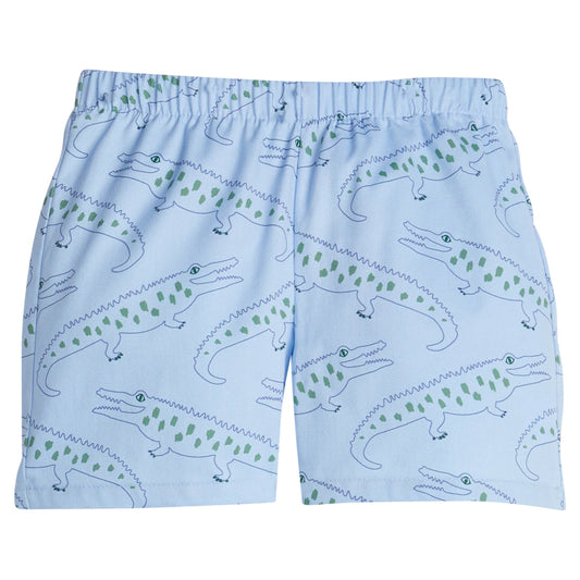 Basic Short - Blue Alligator Alley