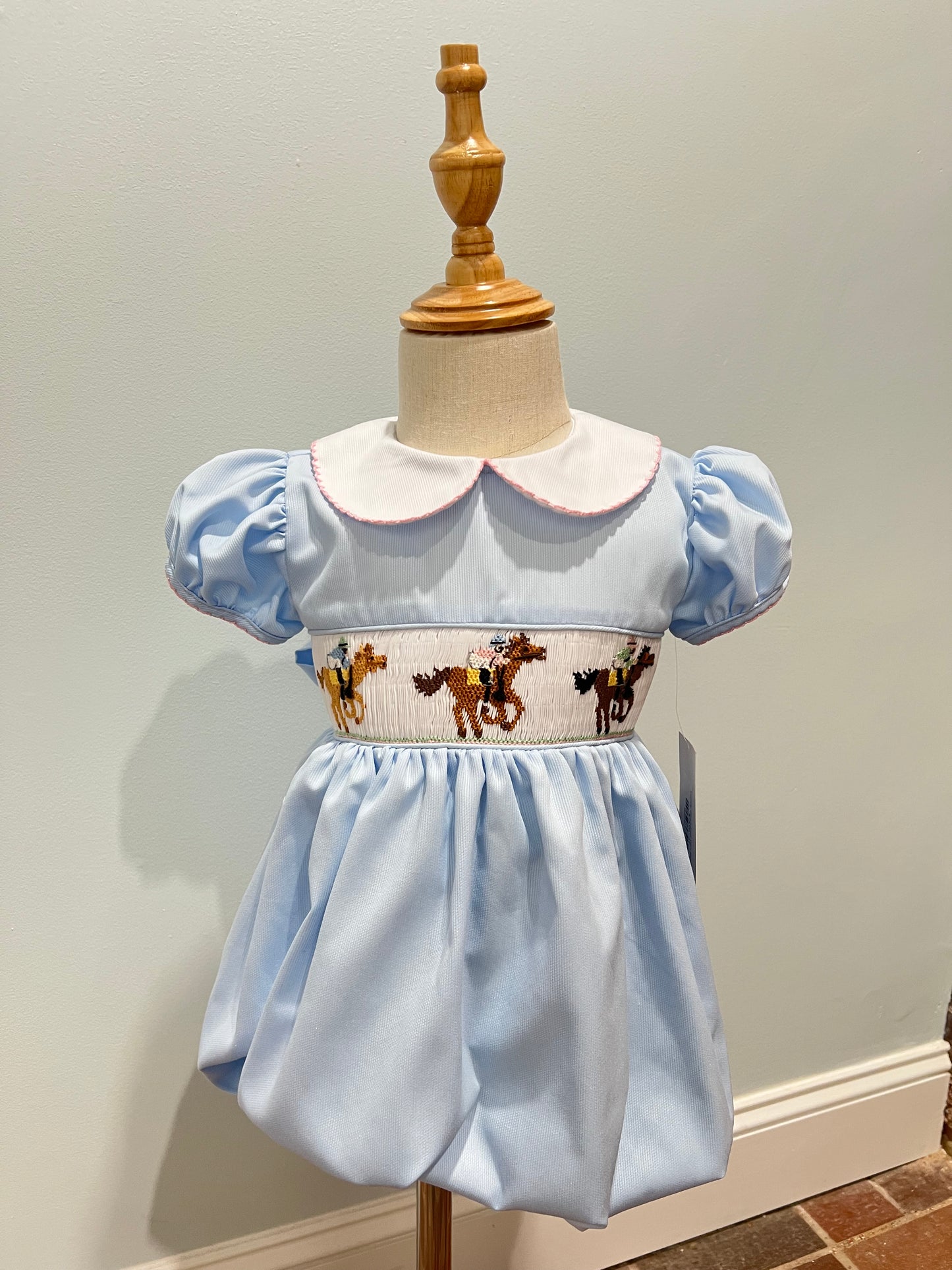 Derby Smocked Girl Bubble