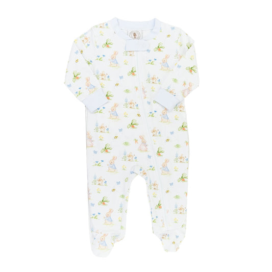 Easter Zipper Footie Pajama