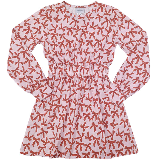 *PRE-ORDER* Red Bows Elastic Waist Dress