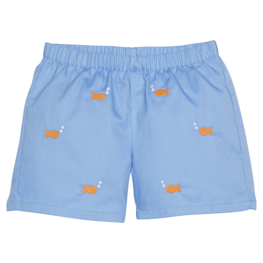 Embroidered Basic Short - Goldfish