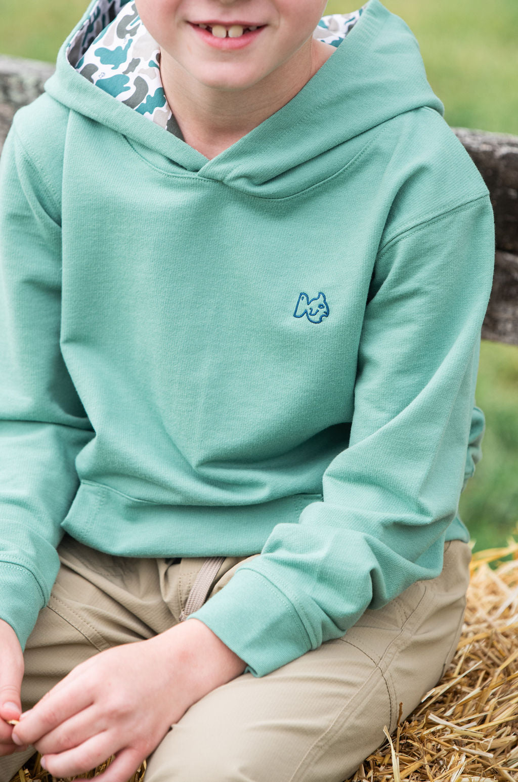 Boys Spinnerbait Sweatshirt - Frosty Spruce