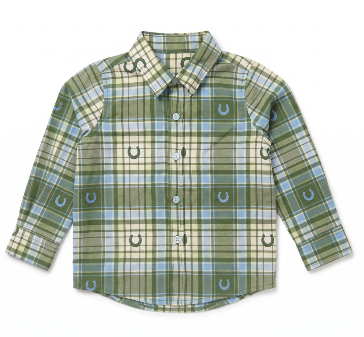 William Shirt- Horseshoe Plaid