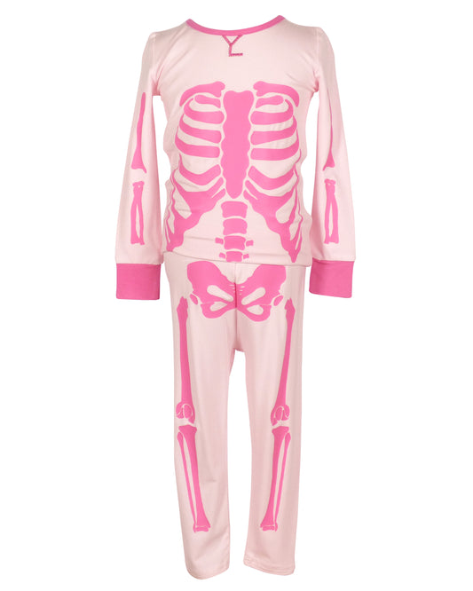 Pink Lambie Jammies: Glow in the Dark Skellys